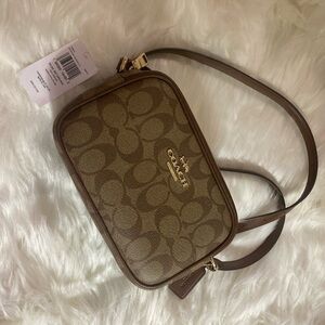 Coach Mini Jamie Camera Bag In Signature Canvas